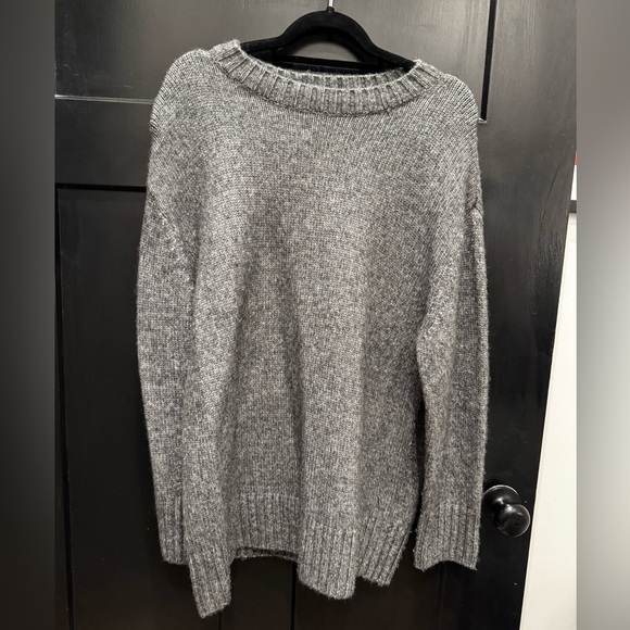 Zara Sweaters - ZARA Oversized Gray Knit Sweater | Cozy Slouchy Fit